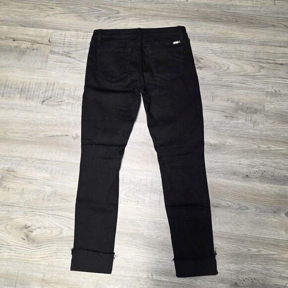 KANCAN River Denim Black Distressed Skinny Jean Size 9/28 - Picture 8 of 9
